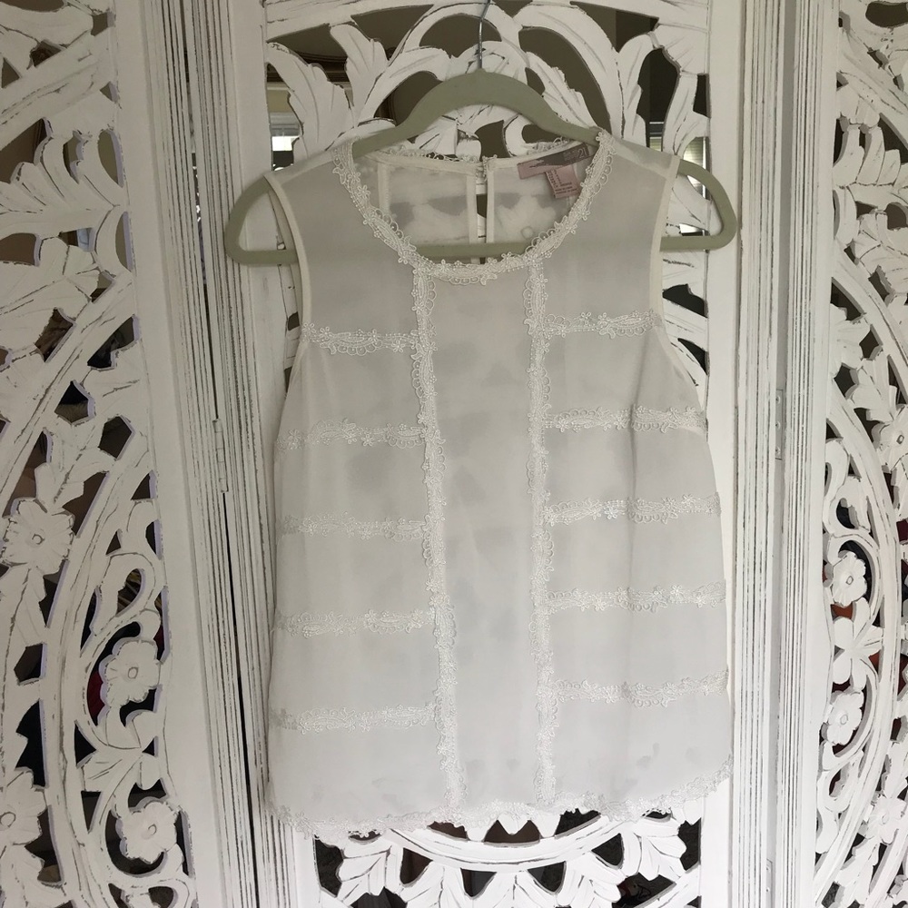 While Lace Blouse - image 1